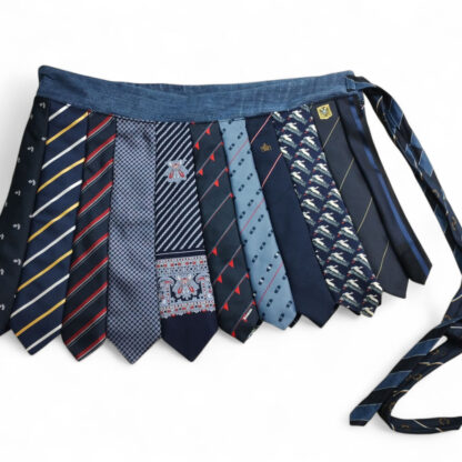 Stropdasrokje van blauwe stropdassen - Afbeelding 5