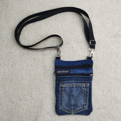 Telefoontasje van denim stof - Image 3