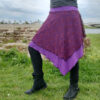 paarse rok met punten