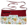 Vrolijk schort met een zonnige bloemenprint met rode canvas - Image 4